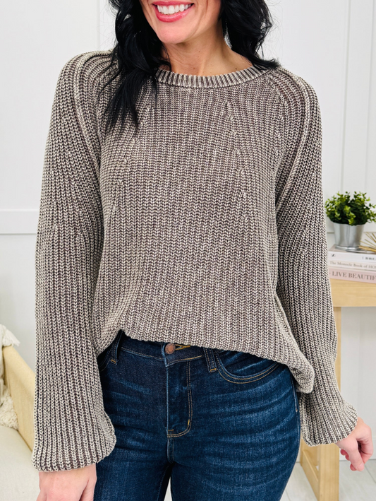 Round Neck Pullover Sweater