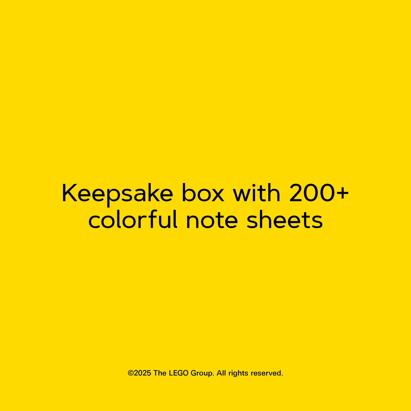 LEGO Note Brick (Multicolor)