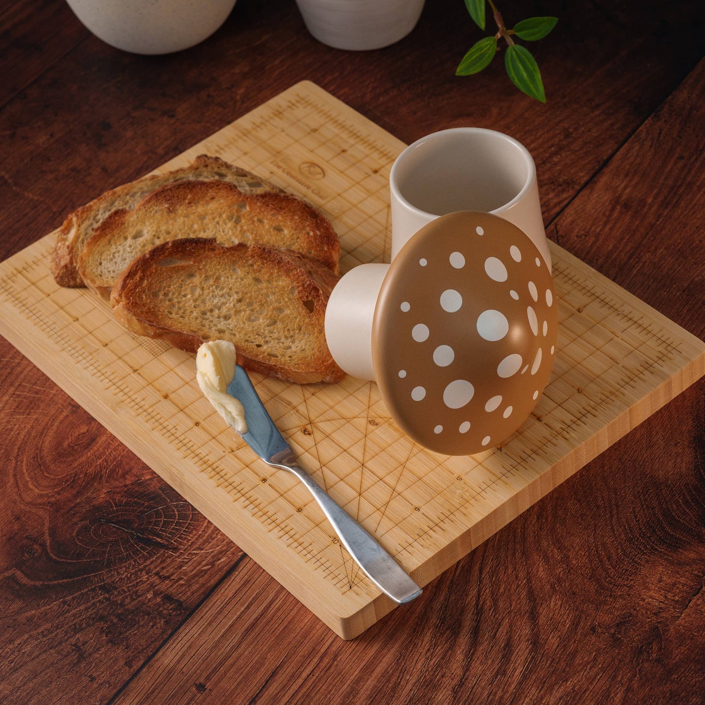 Forage - Butter Storage - Ceramic Mushroom