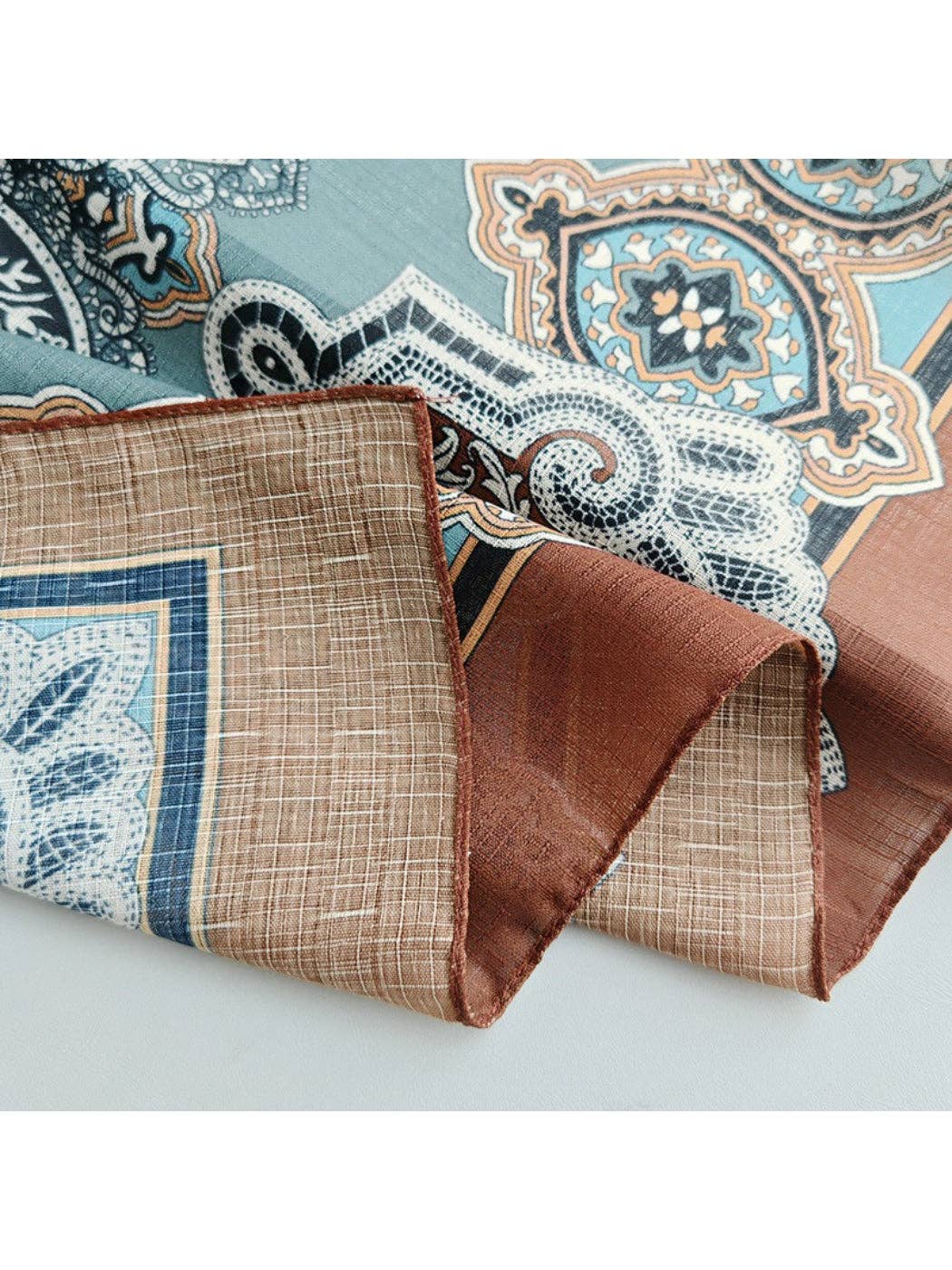 Paisley Medallion Square Scarf