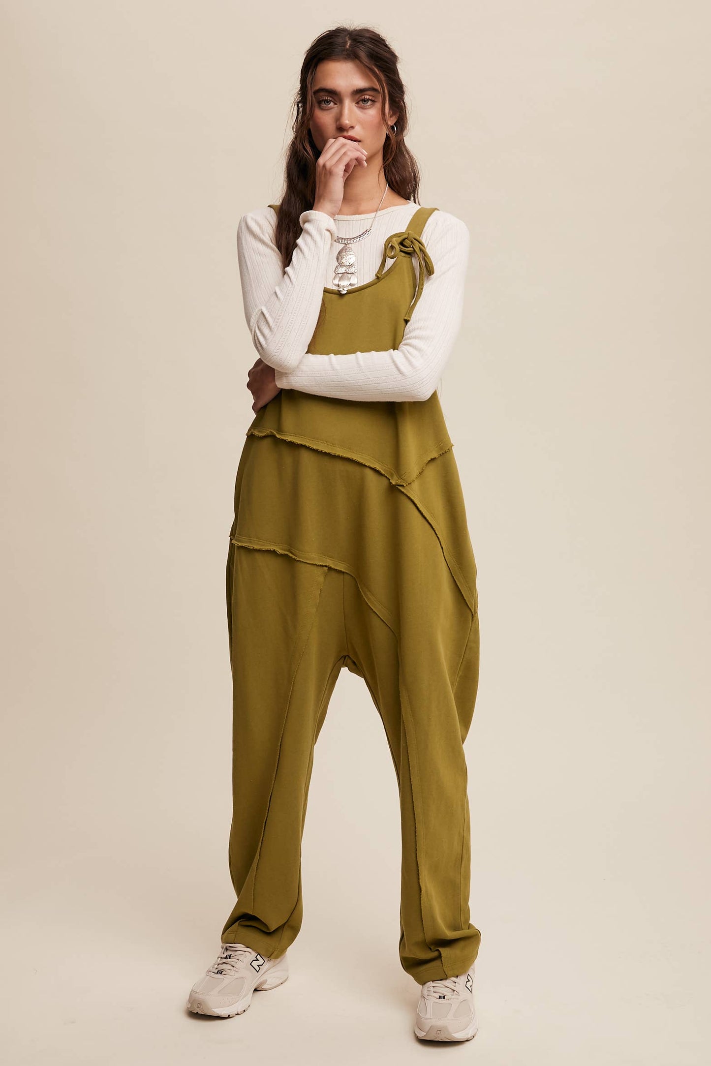 Asymmetrical Layered Jumpsuit