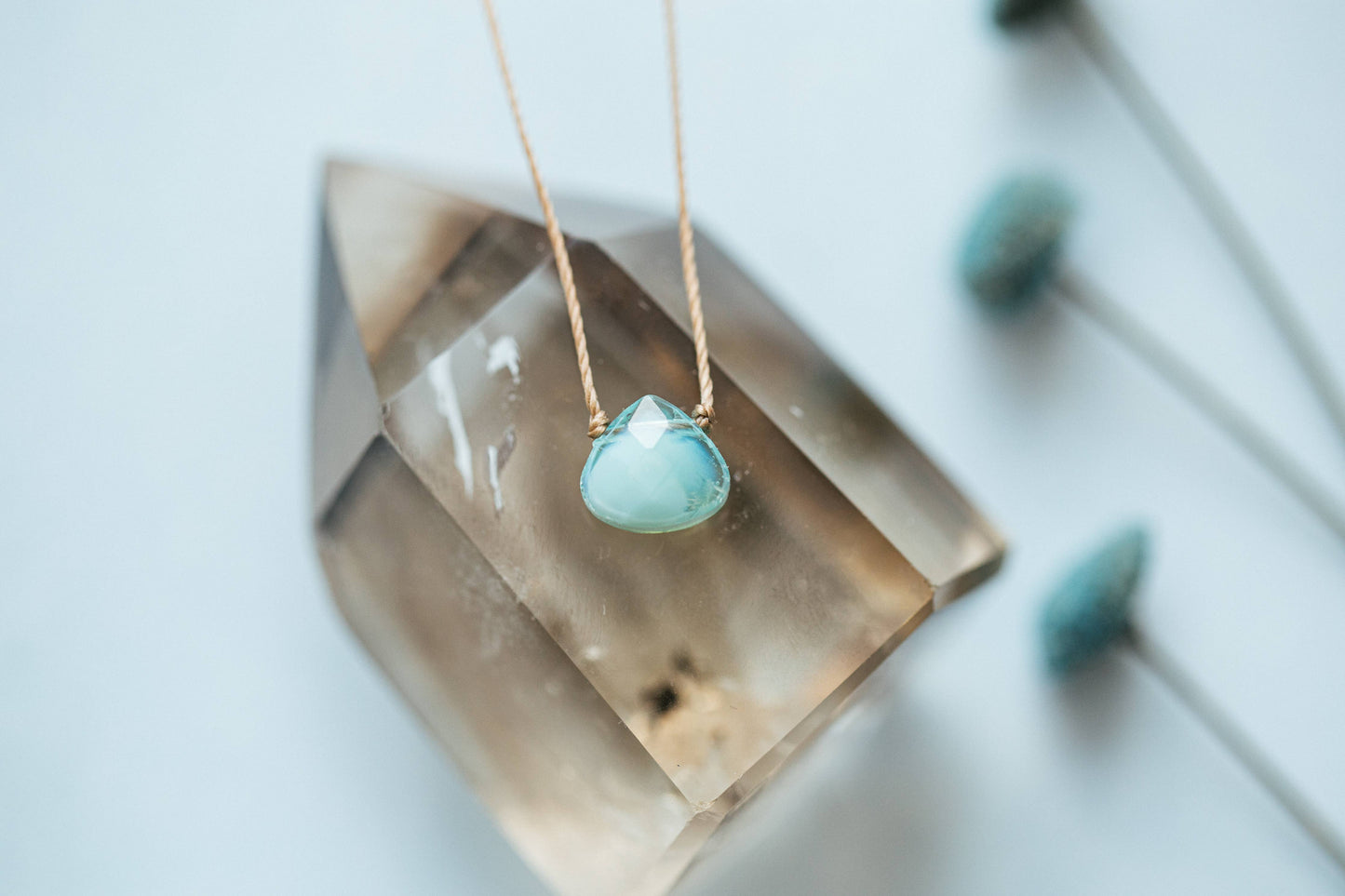 Turquoise Crystal Soul Shine Necklace for Friendship