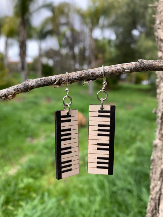 Piano Key Earrings