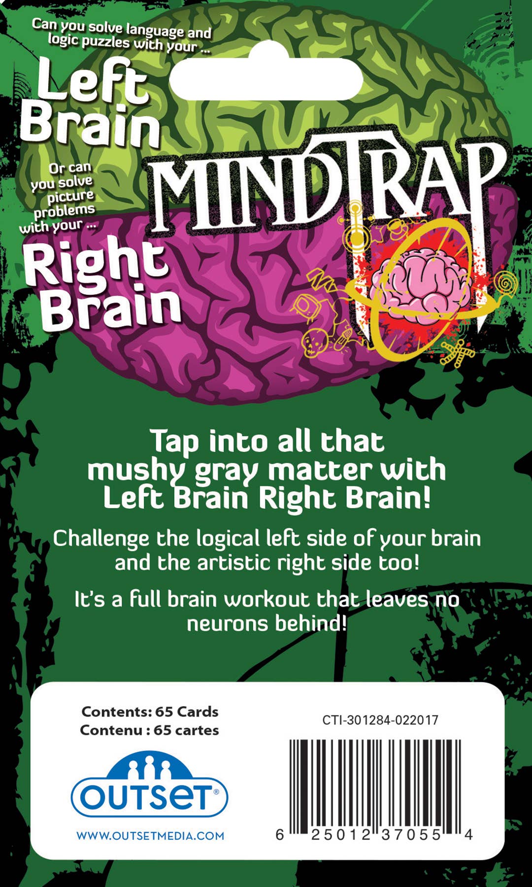 MindTrap® Left Brain Right Brain Full Brain. Full Fun.