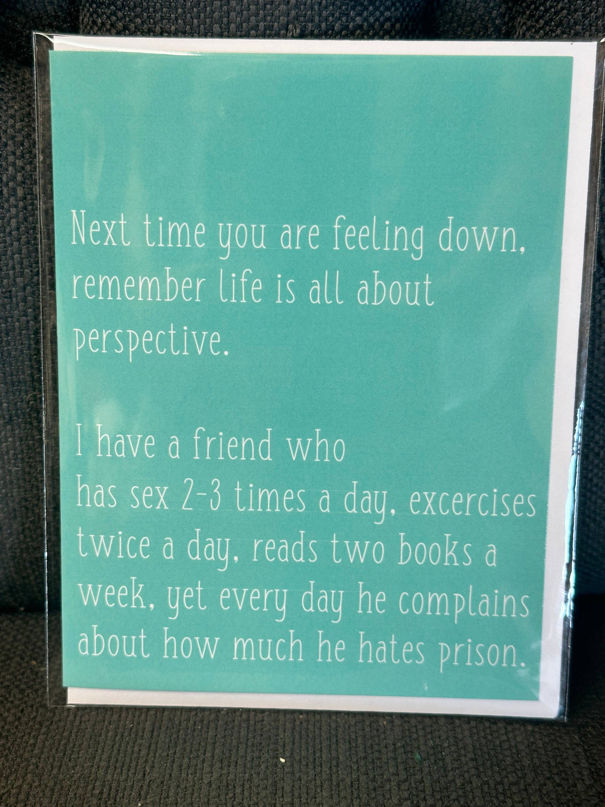 Its all about Perspective Greeting Card