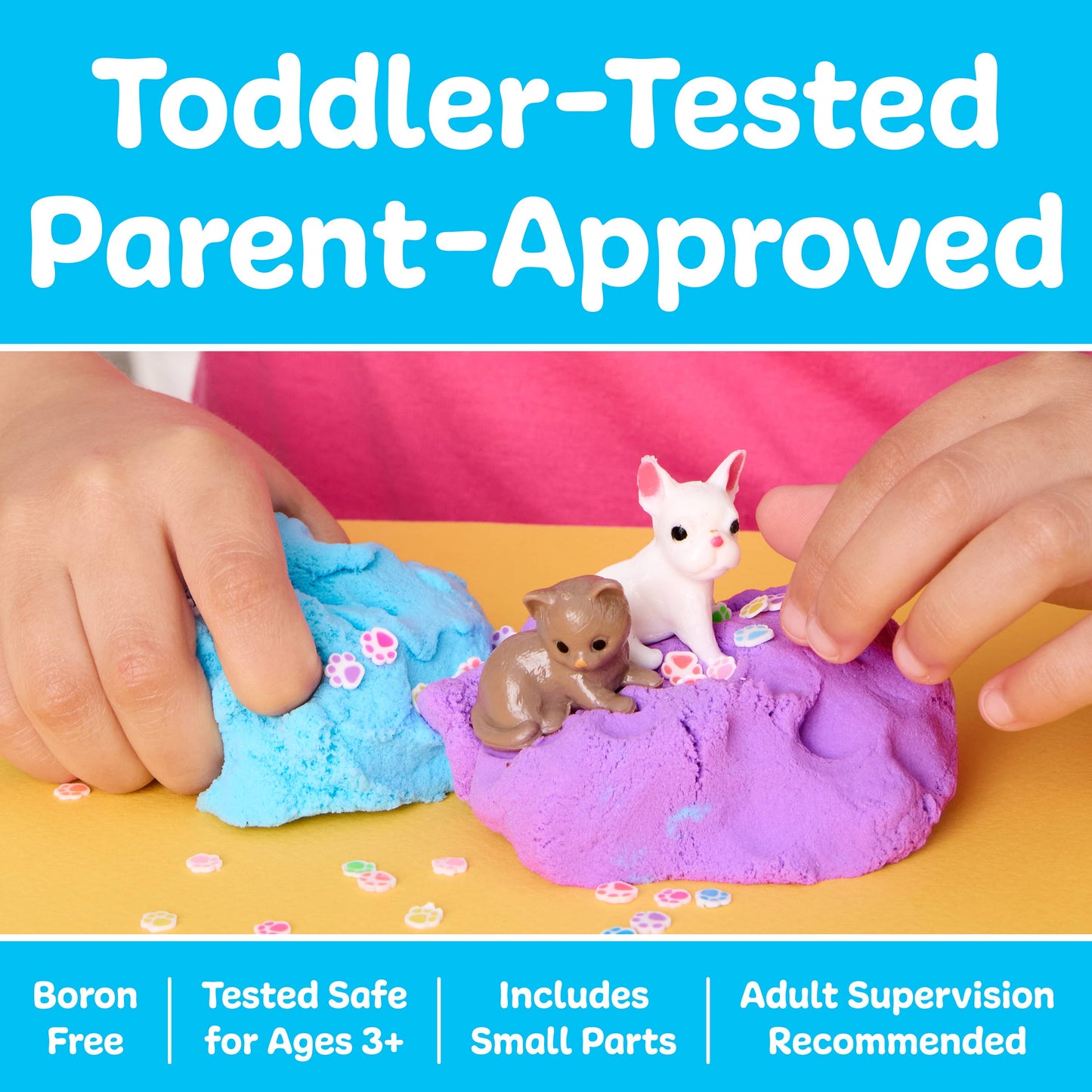 Pets Theme - Sensory Mini Play Kit Jar with Cloud Clay