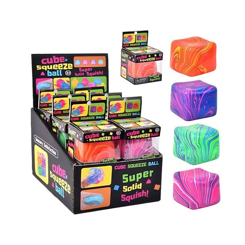 Marble Cube Squeeze Squishy Stress Relief Toy