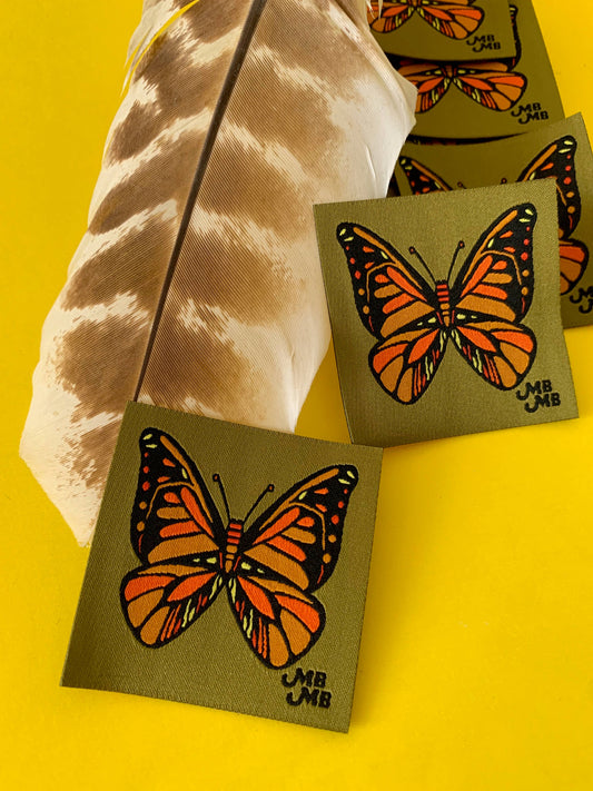 It's a Butterfly-Woven Iron on Patch