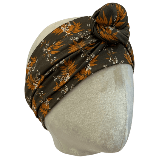 Twiggy Flowers Wrap Headband