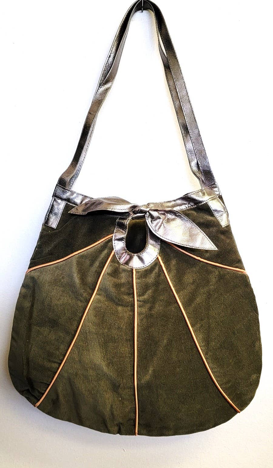 Velvet with Shiny Trim Bag