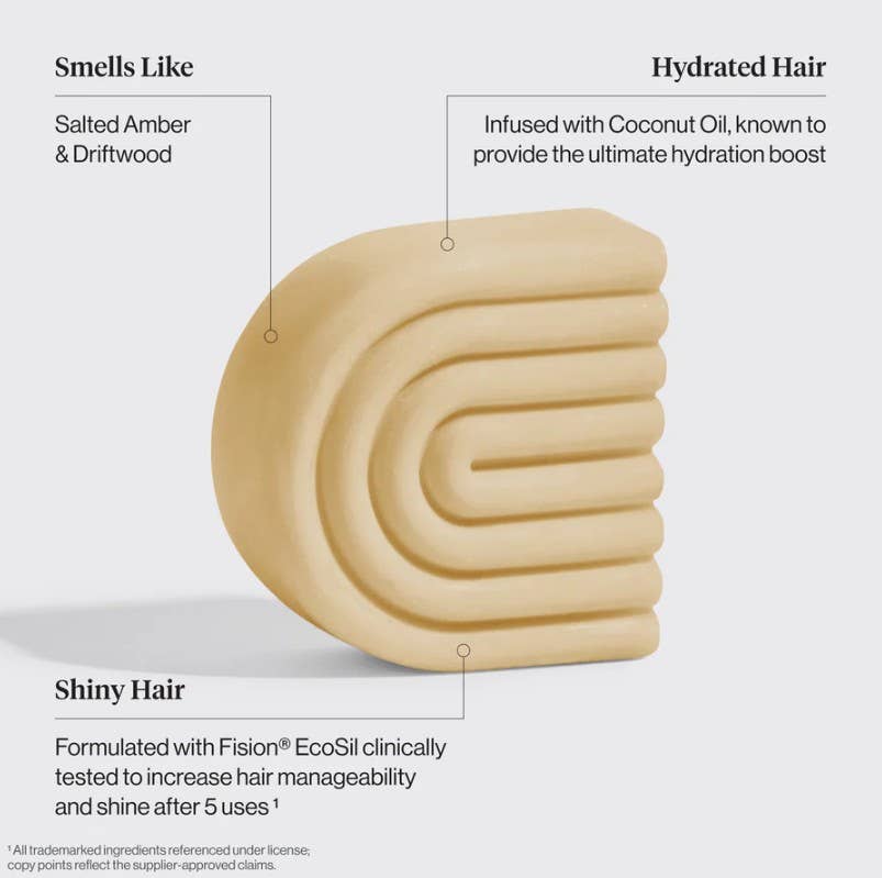 Coconut Oil Conditioner Bar for Dry Damaged Hair