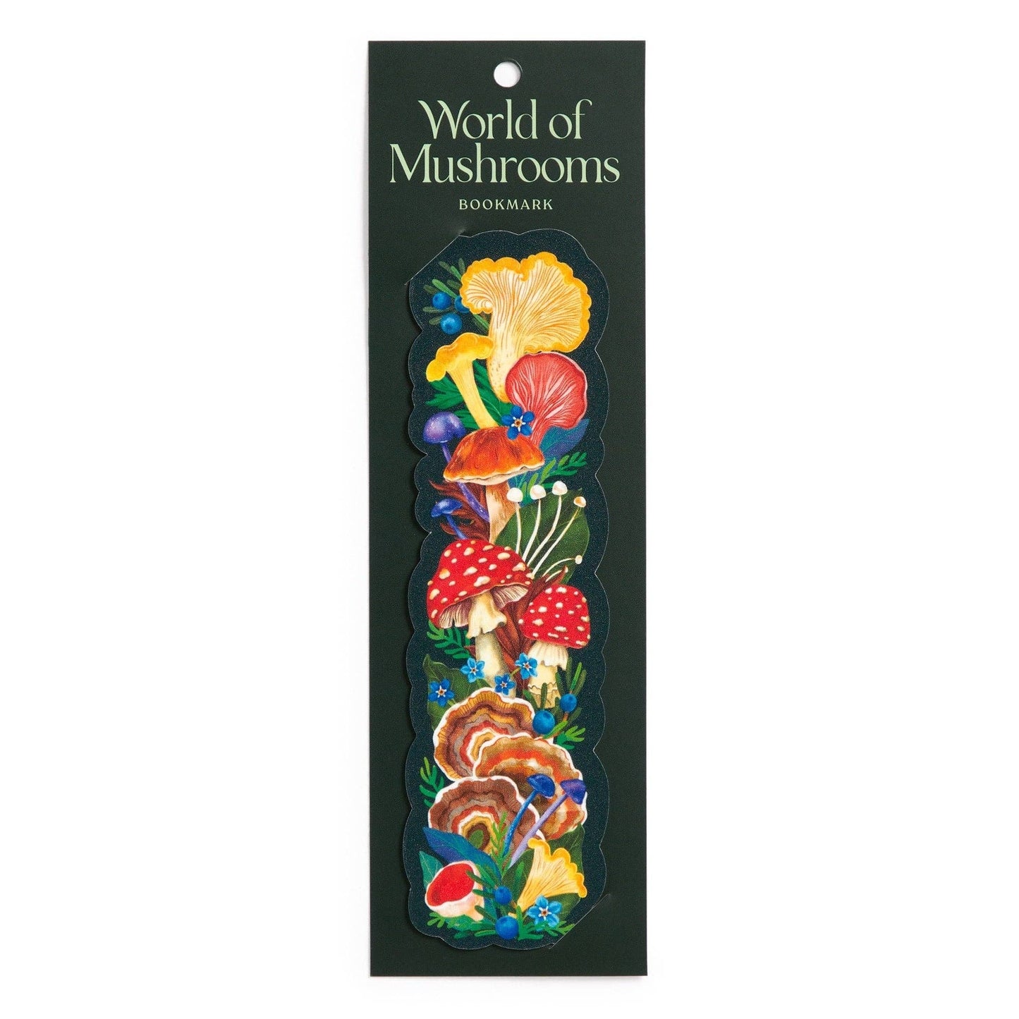 World of Mushrooms Paper Bookmark
