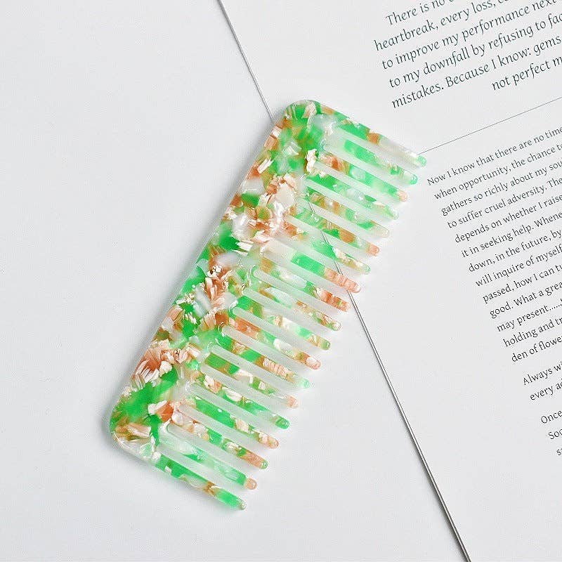 Acrylic Square Mini Portable Hair Combs