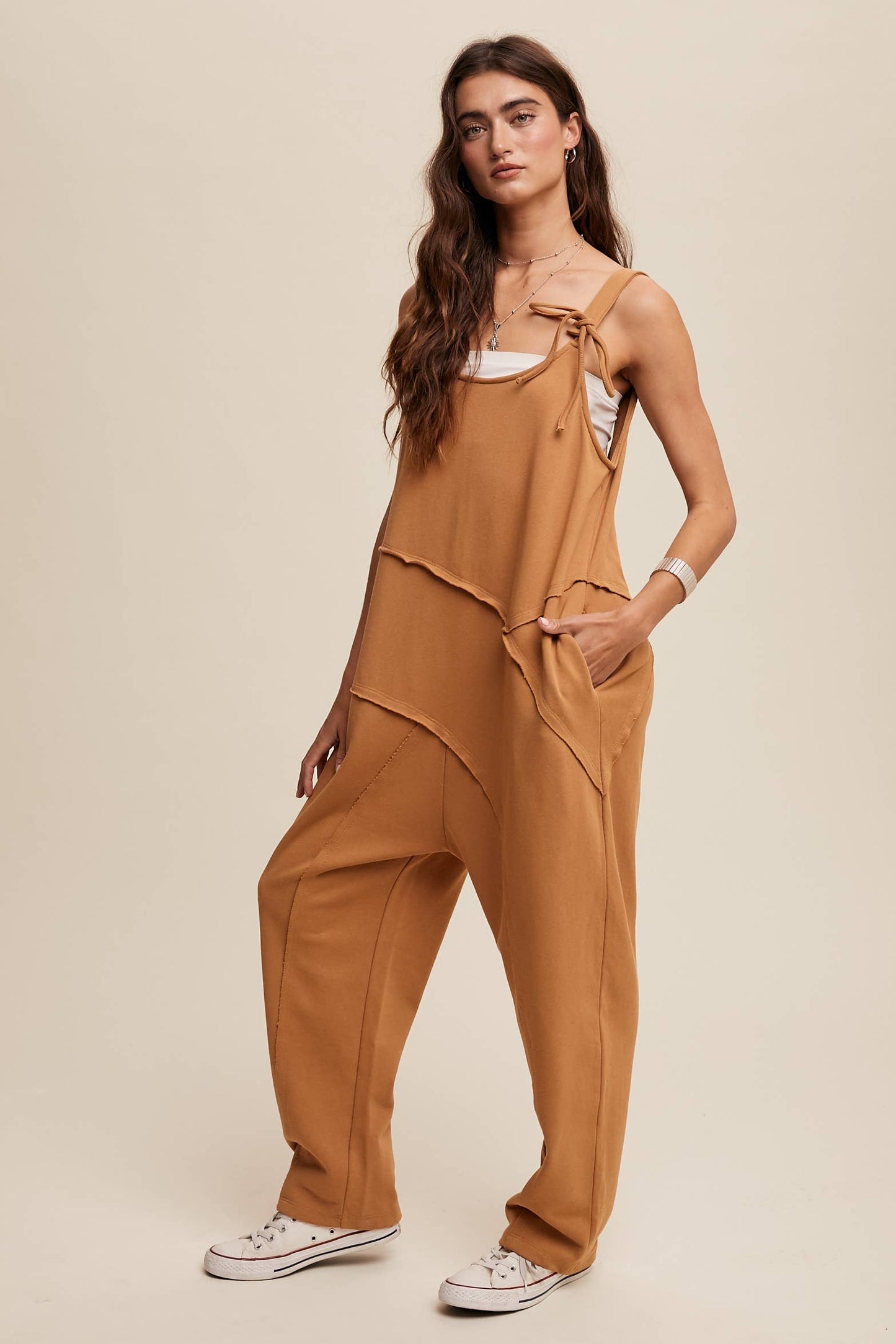 Asymmetrical Layered Jumpsuit