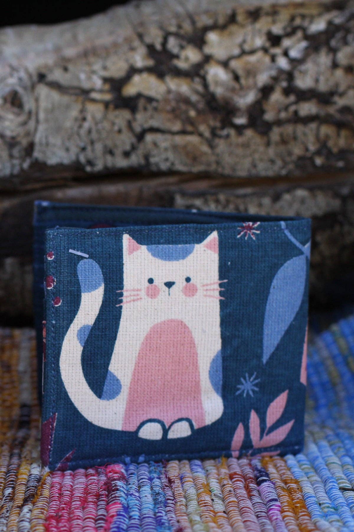 Cat and Flower Wallet