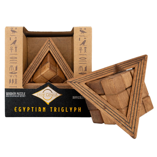 Egyptian Triglyph Puzzle - True Genius
