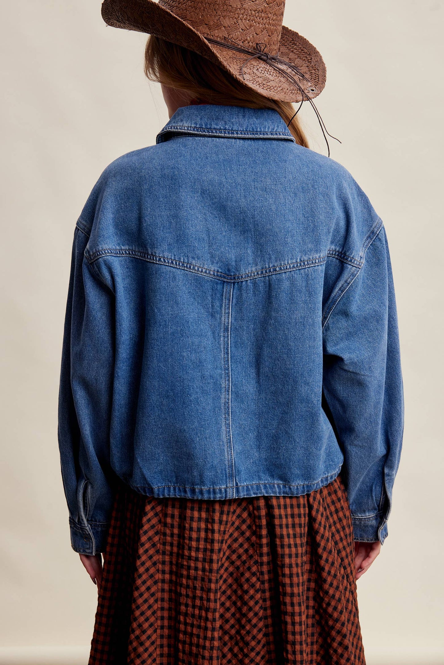 Oversized Utility Denim Jacket