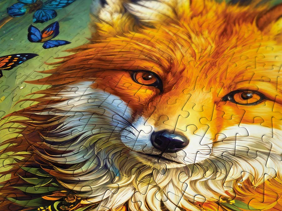 Enchanted Fox 1000-Piece Enjoy Puzzle