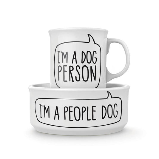 Howligans - Mug + Dog Bowl - Dog Person