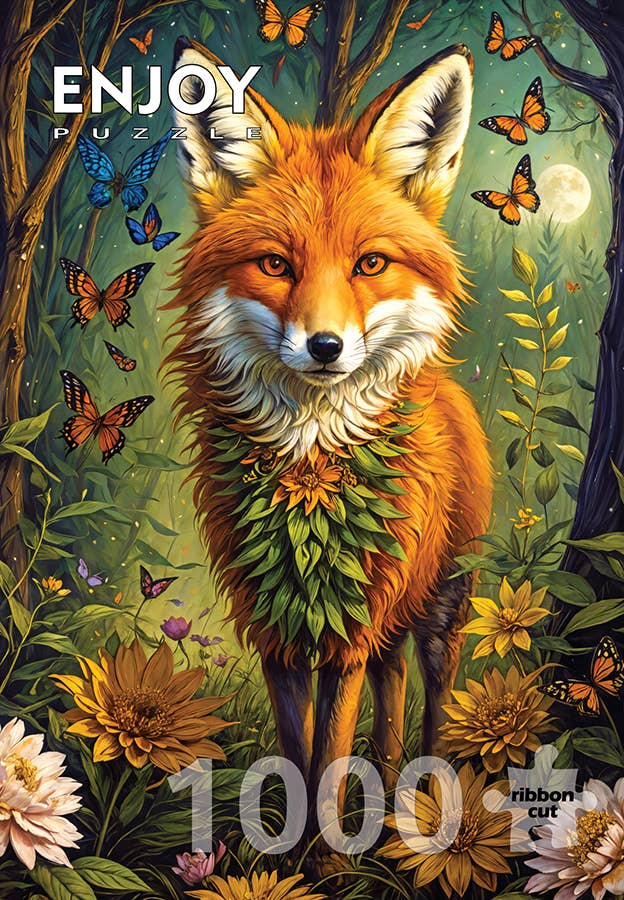 Enchanted Fox 1000-Piece Enjoy Puzzle