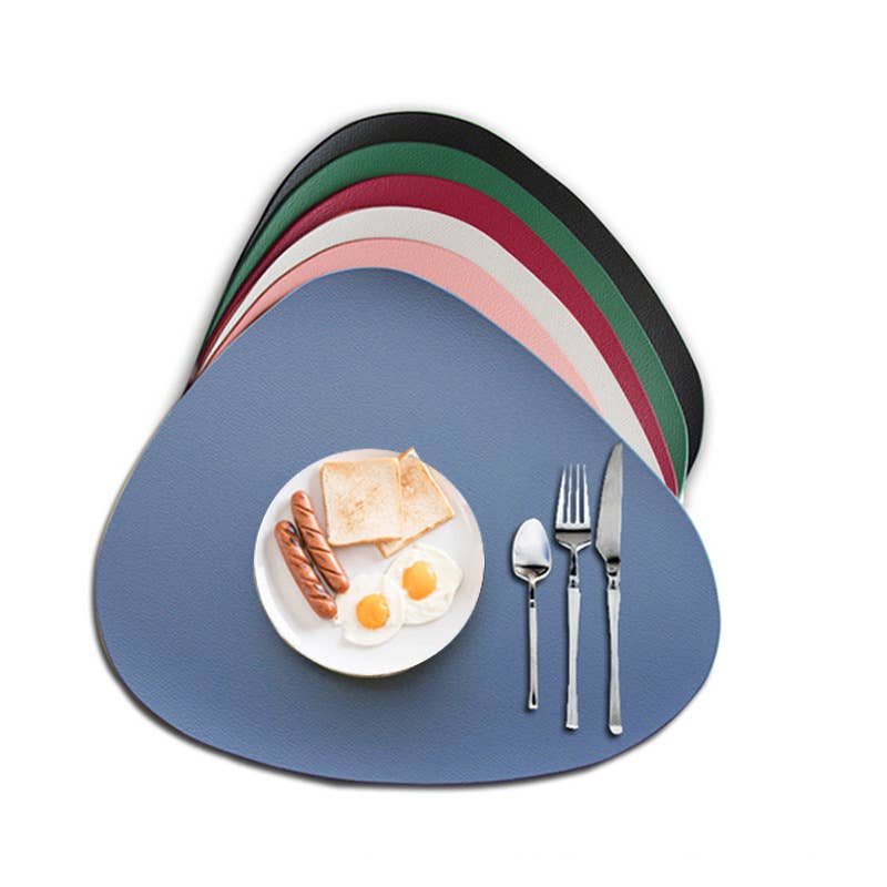 Leather Placemats for Table, Heat resistant Nonslip