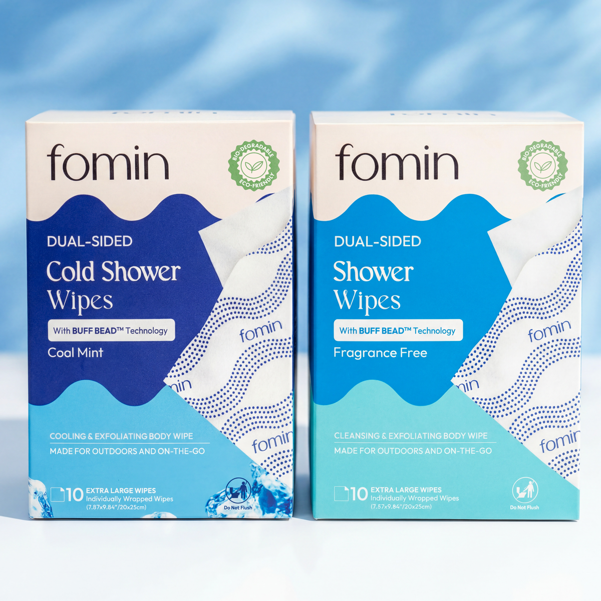 Cold Shower Wipes | Travel, Post-Workout | Body Care