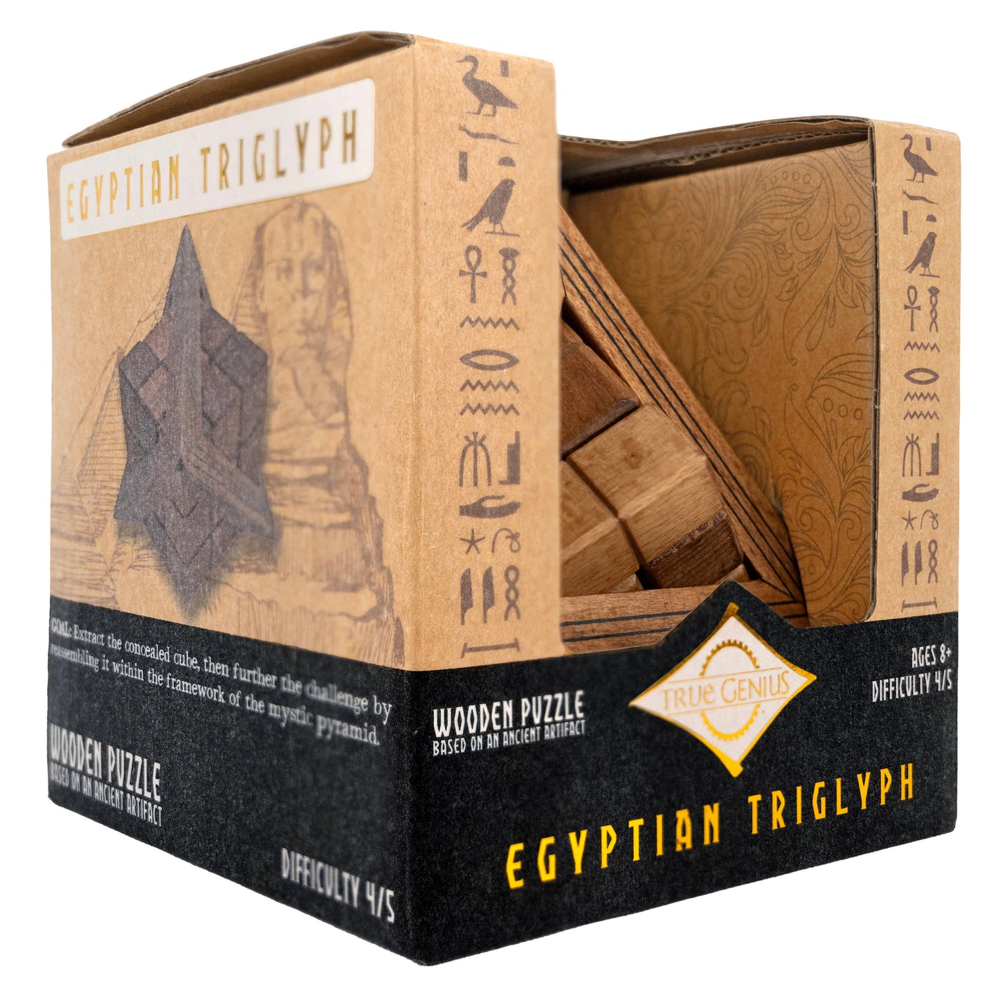Egyptian Triglyph Puzzle - True Genius