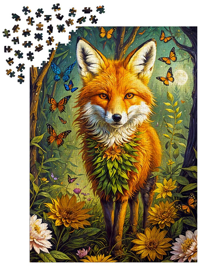 Enchanted Fox 1000-Piece Enjoy Puzzle