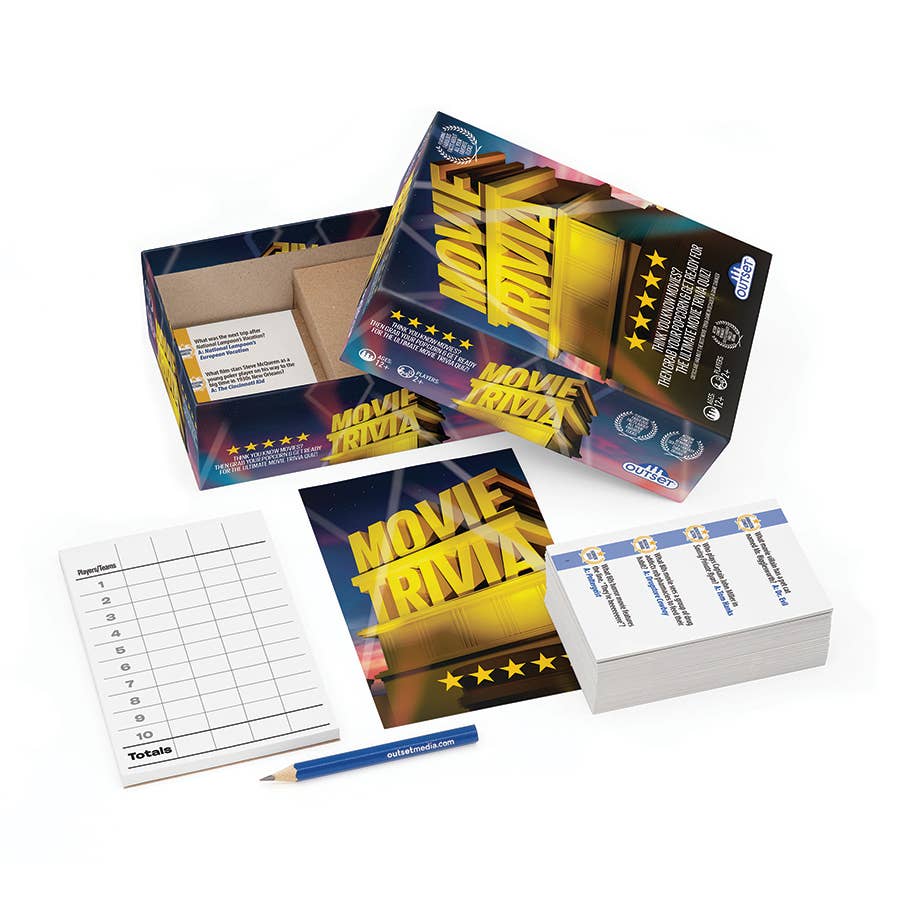 Movie Trivia Card Game