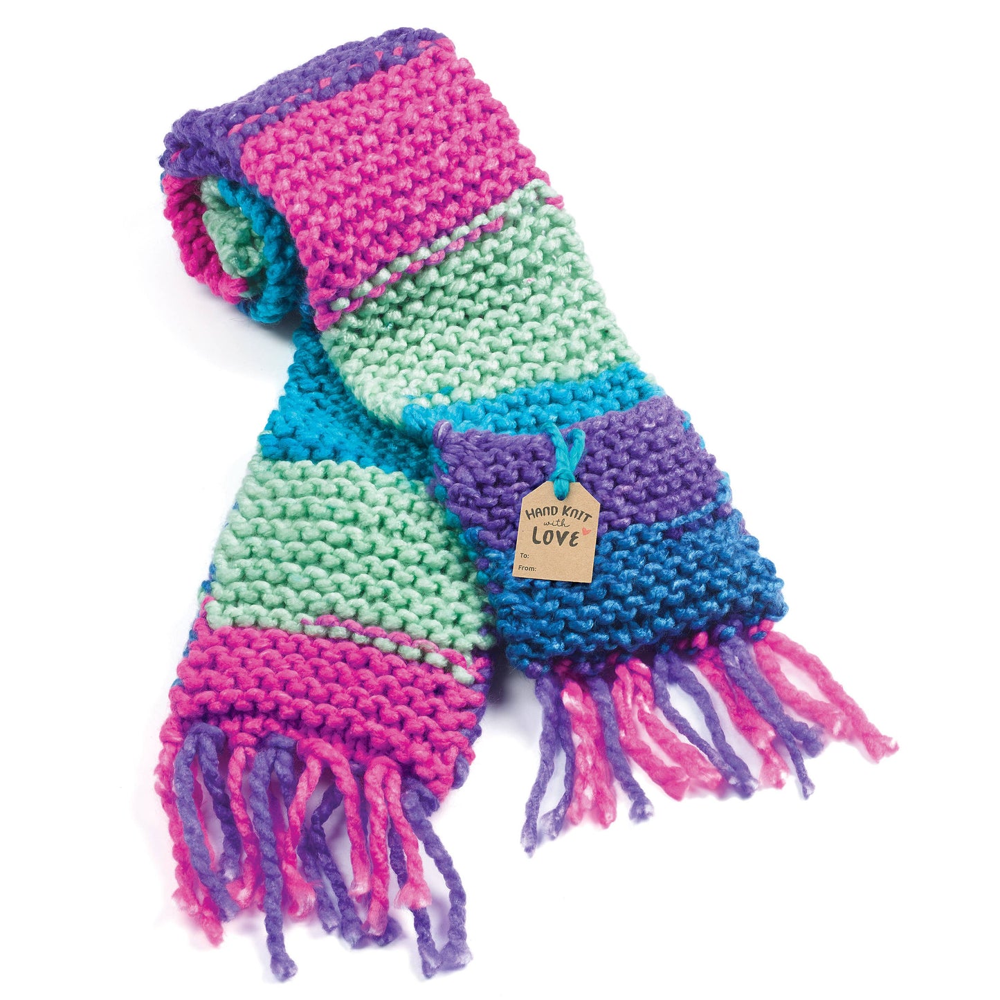 Learn to Knit a Pocket Scarf Craft Kit for Kids