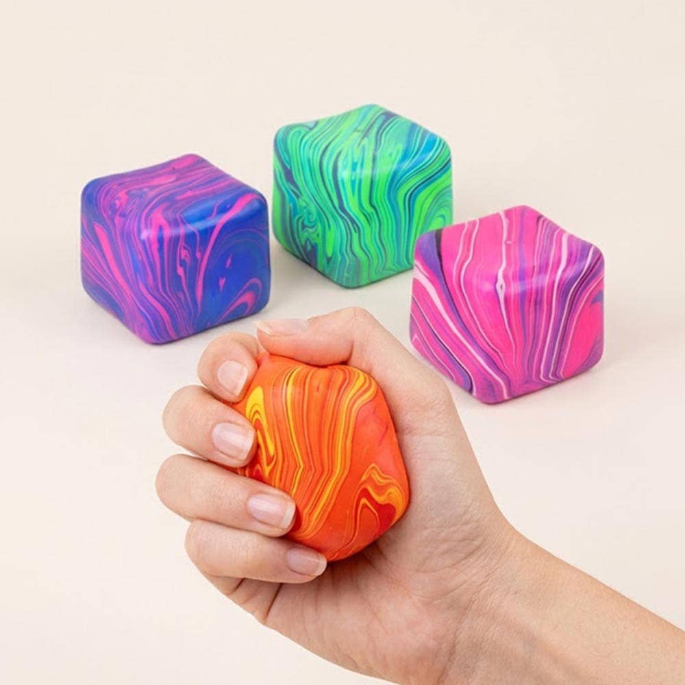 Marble Cube Squeeze Squishy Stress Relief Toy