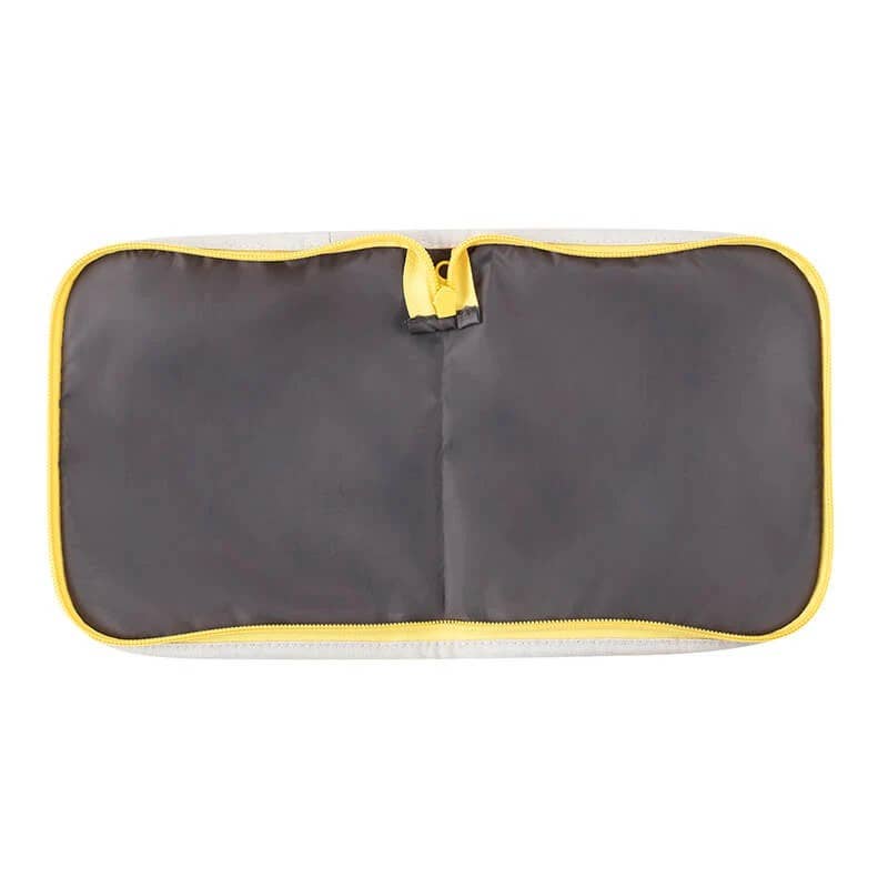 Snack Mat - 'Snack' Black with Yellow Zip