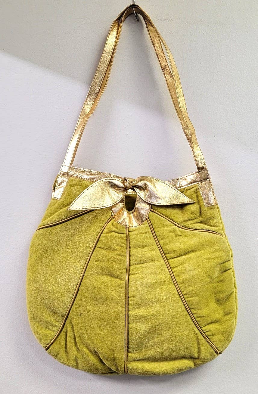 Velvet with Shiny Trim Bag