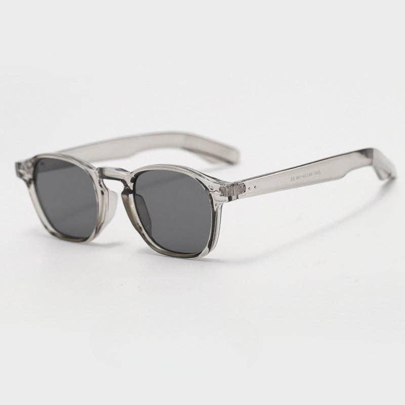 Retro Lightweight Oval Frame UV Protection Sunglasses
