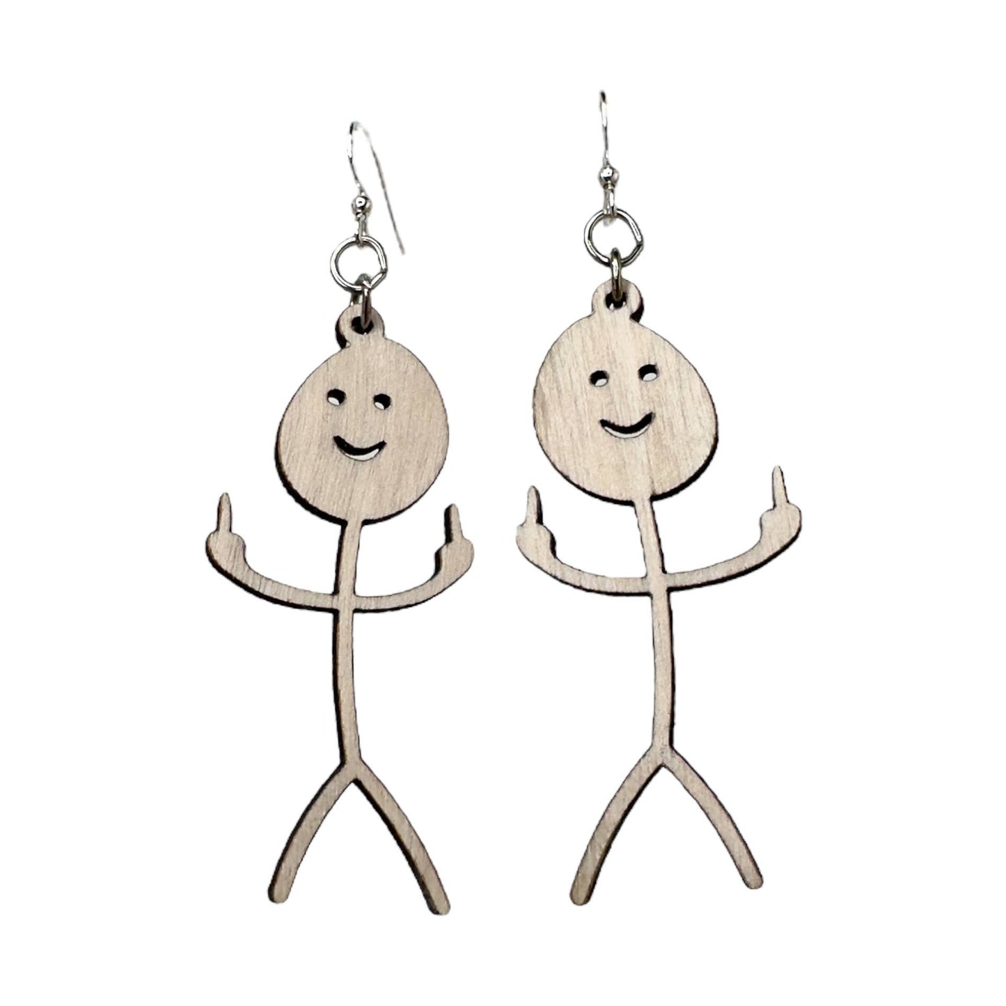 Flippin Stick Man Earrings