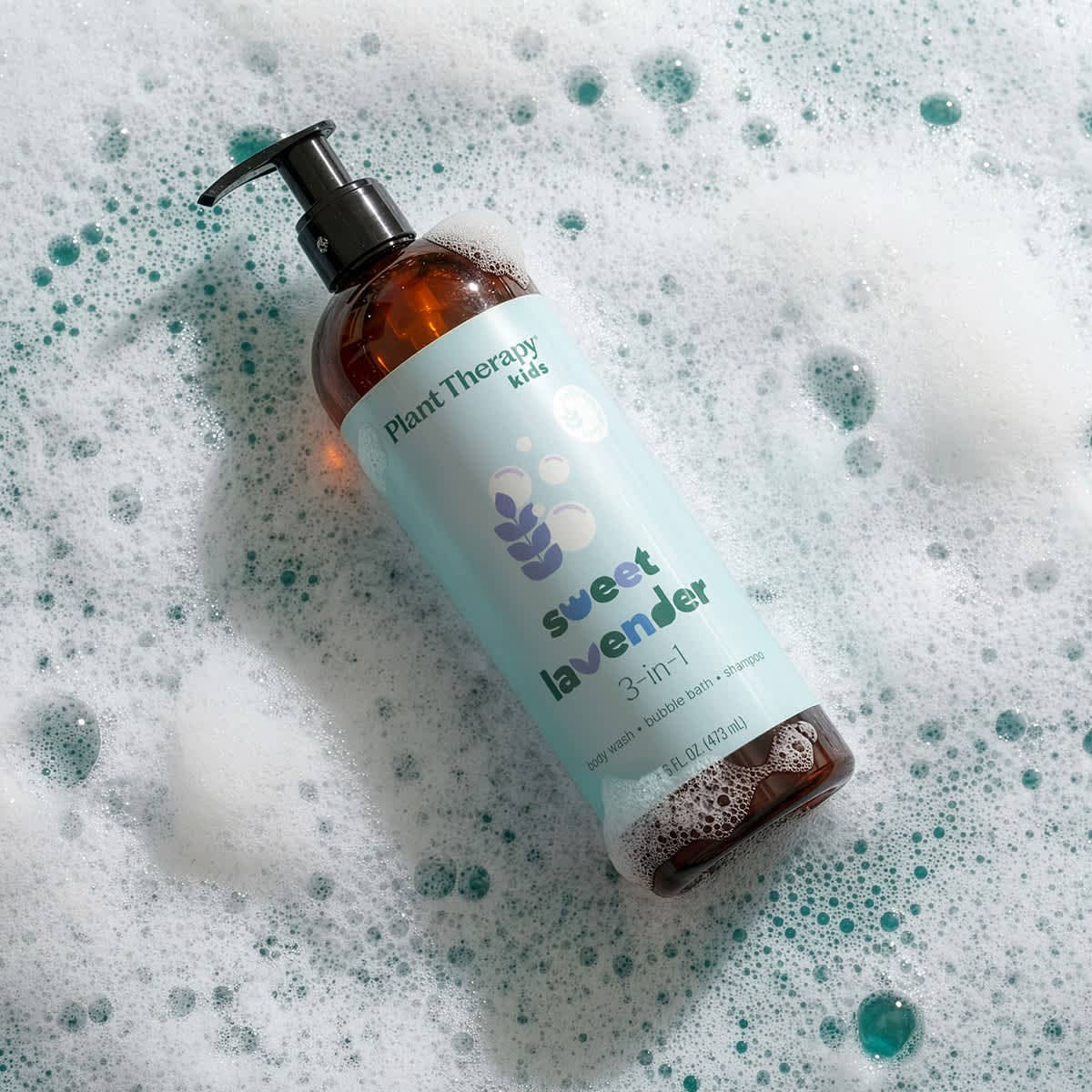 Sweet Lavender 3-in-1 Body Wash, Bubble Bath, Shampoo 16 oz