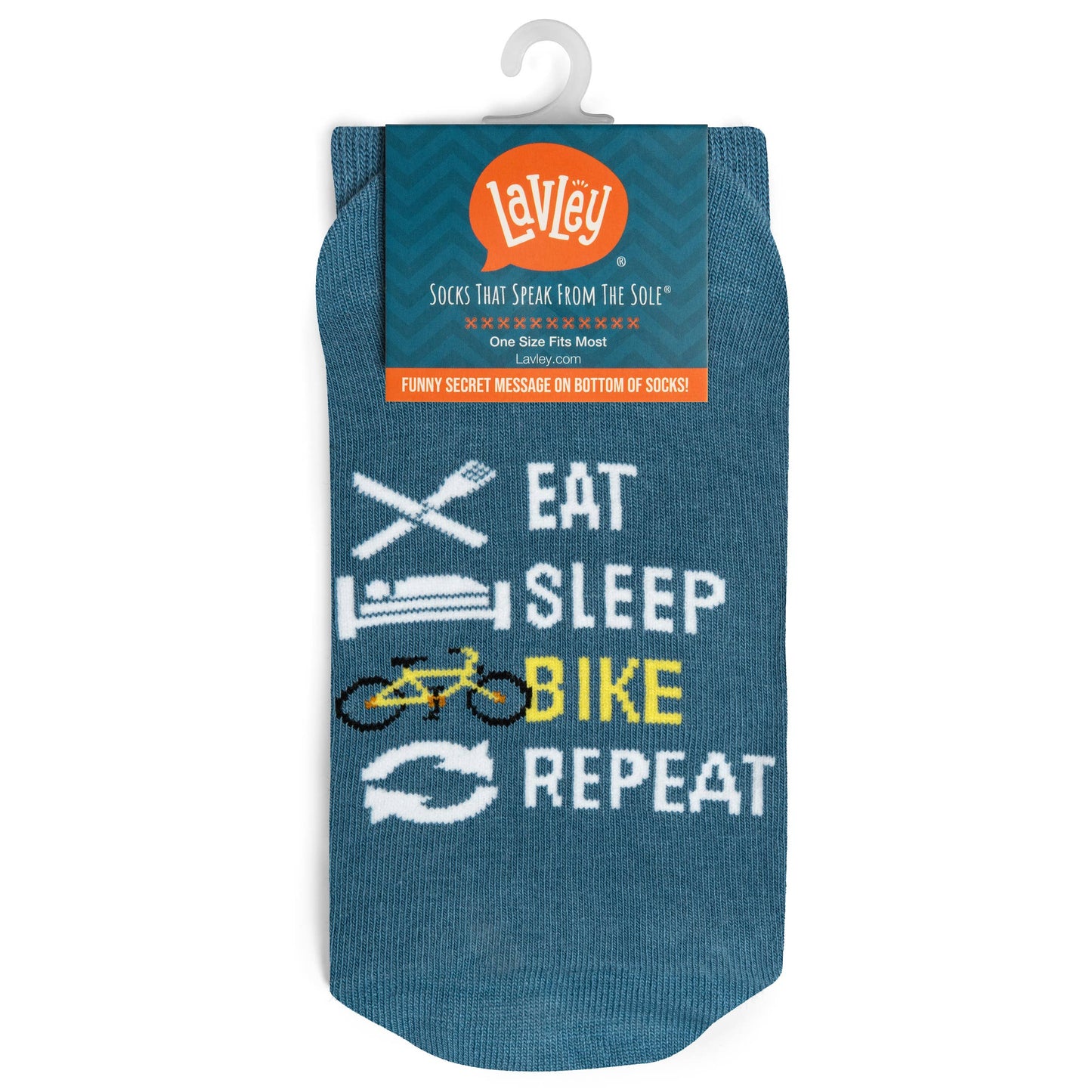 Eat, Sleep, Bike Repeat Socks