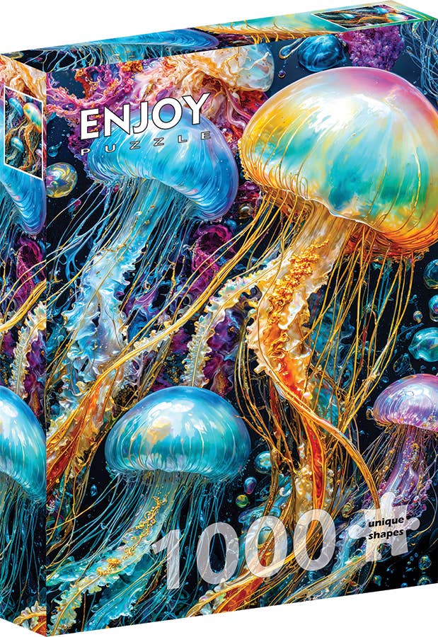 Jellyfish Glow 1000-Piece Enjoy Puzzle