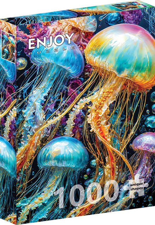 Jellyfish Glow 1000-Piece Enjoy Puzzle