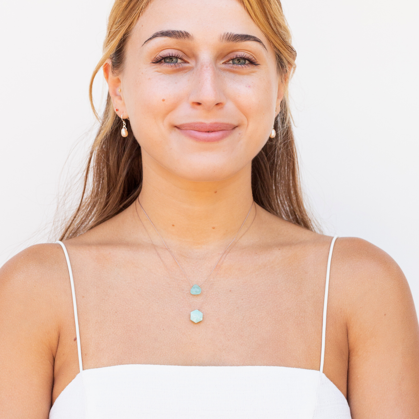 Turquoise Crystal Soul Shine Necklace for Friendship