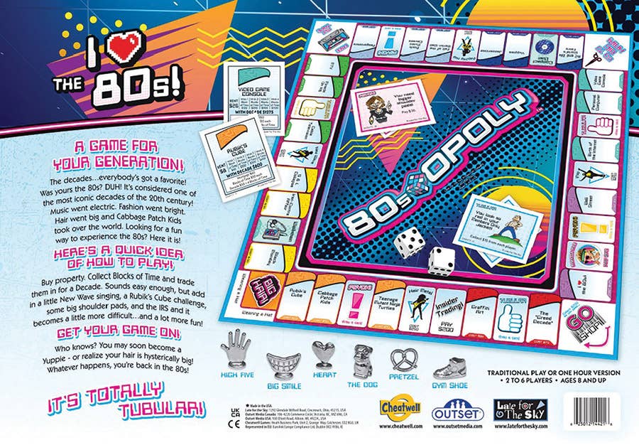 80s Opoly Board Game, by Late for the Sky