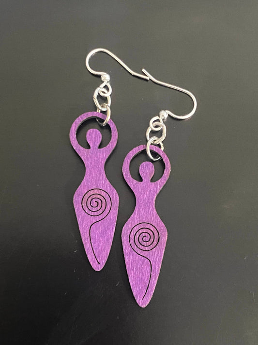 Spiral Goddess Earrings