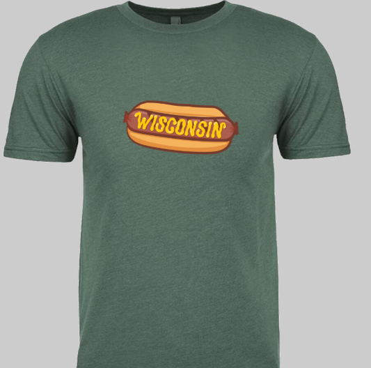 Wisconsin Mustard Brat Tshirt