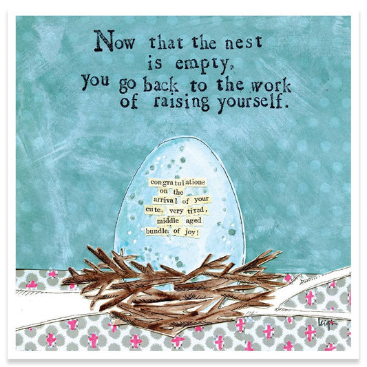 RAISING YOURSELF SUPPORT GREETING CARD 5.5 x 5.5"