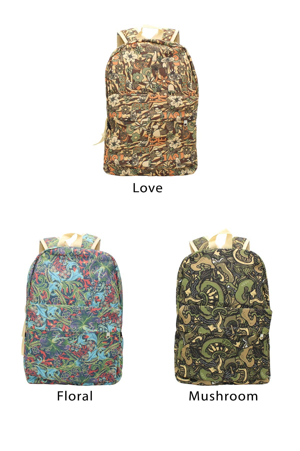Ethnic Boho Printed Backpacks