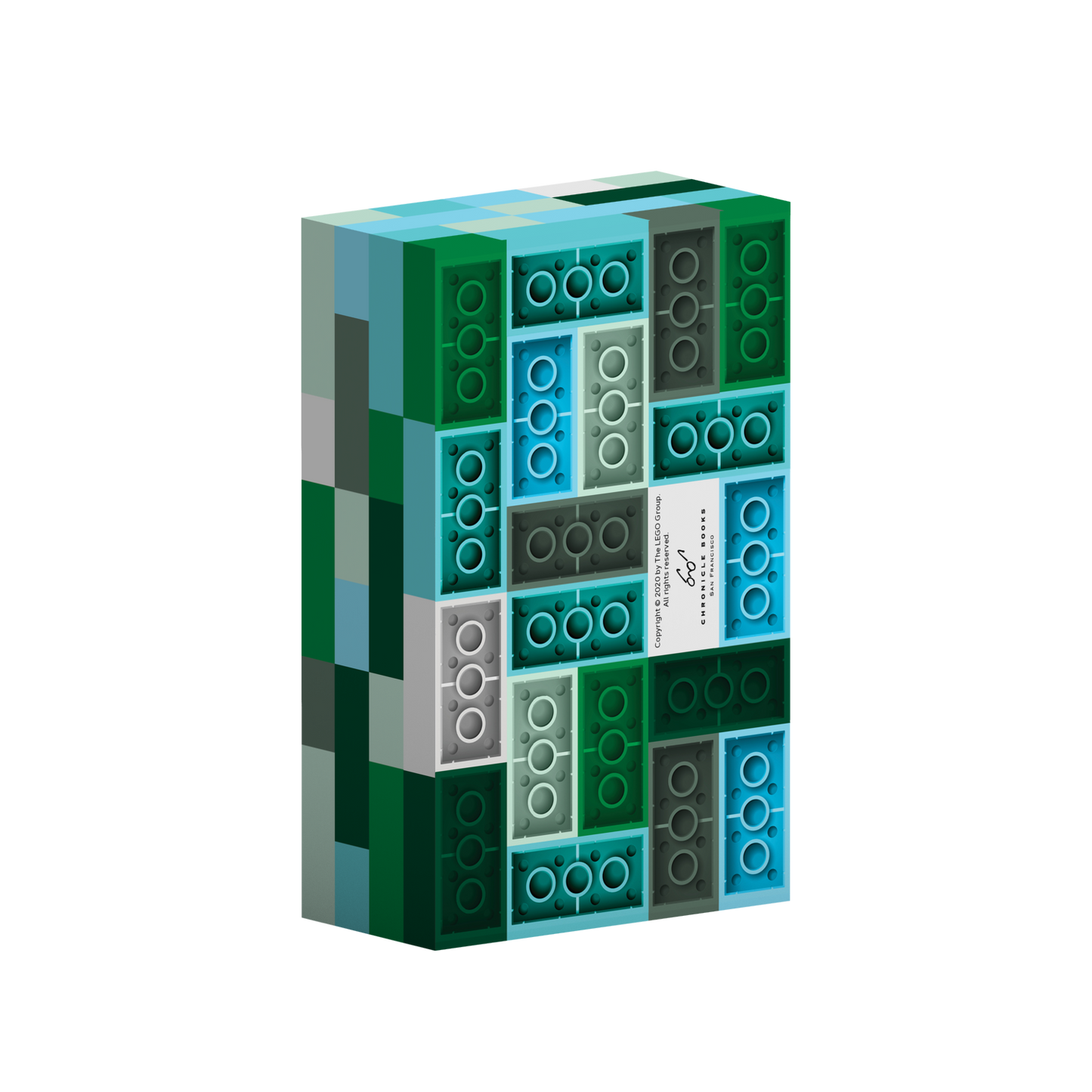 Lego Note Brick (Blue-Green)
