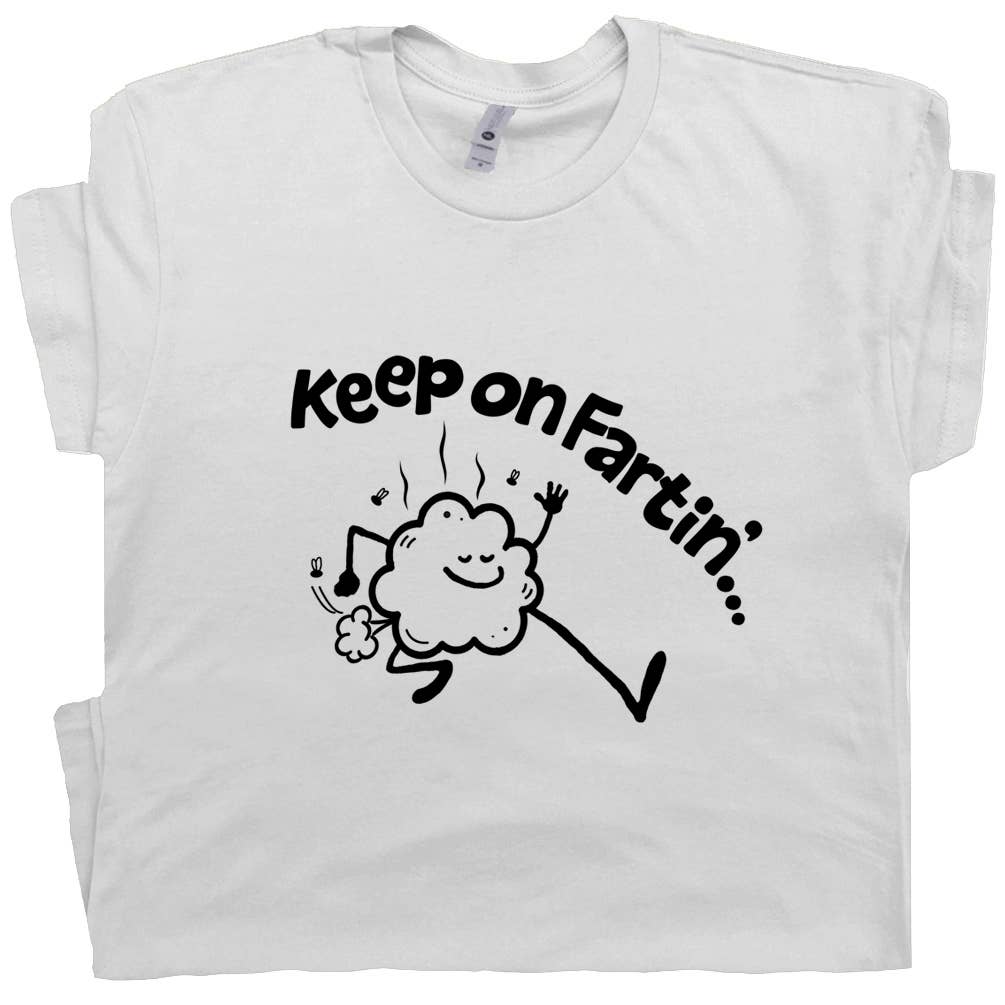 Funny Farting T Shirt Fart Dad Joke Silly Farted Graphic Tee