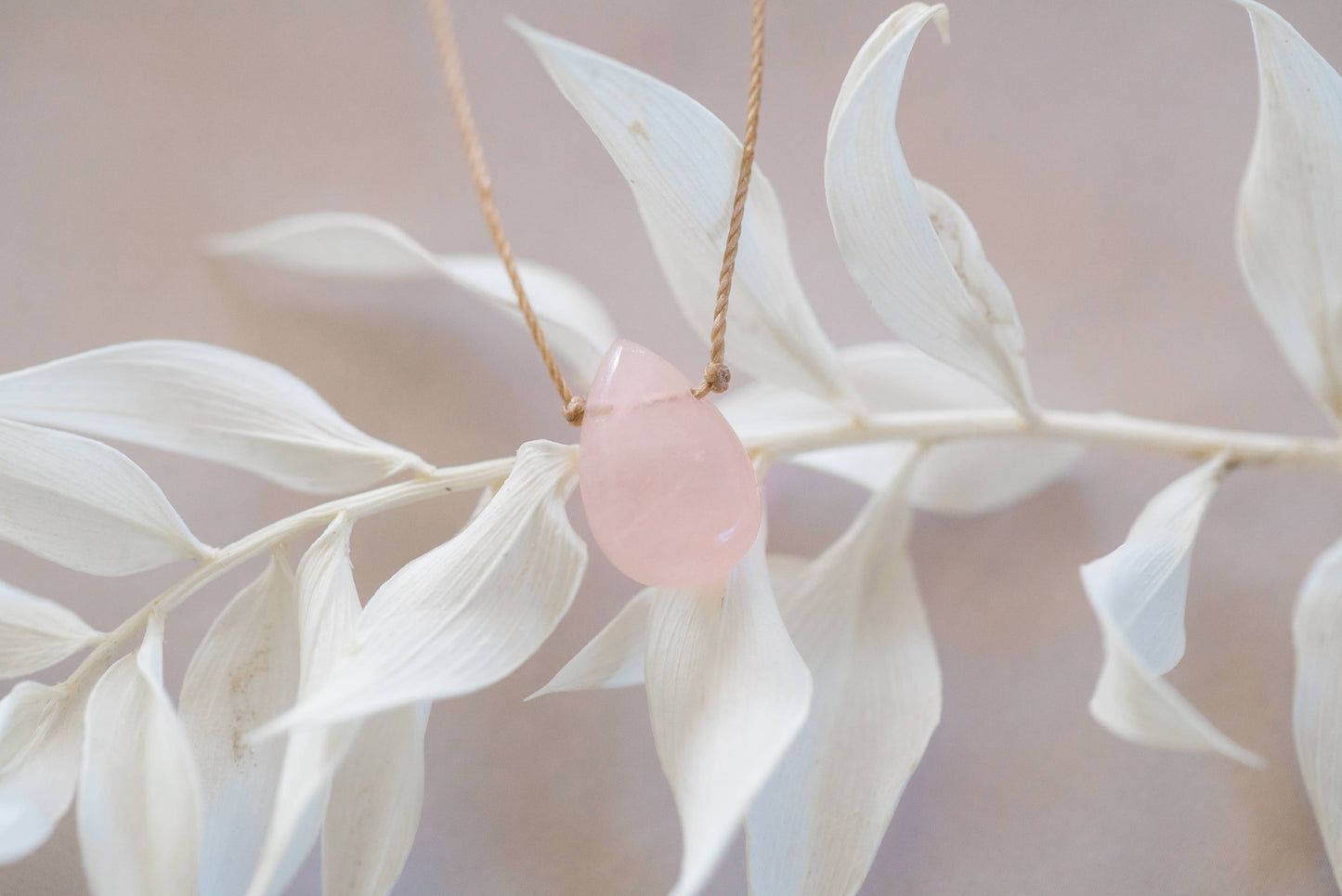 Rose Quartz Soul-Full of Light Necklace for Love