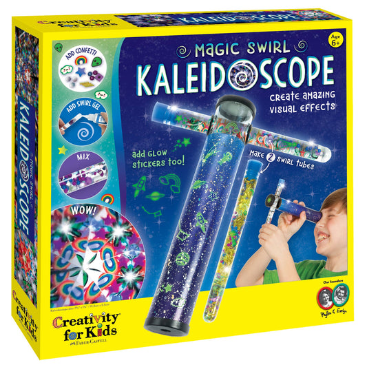 Make Your Own Magic Swirl Kaleidoscope Craft Kit for Kids