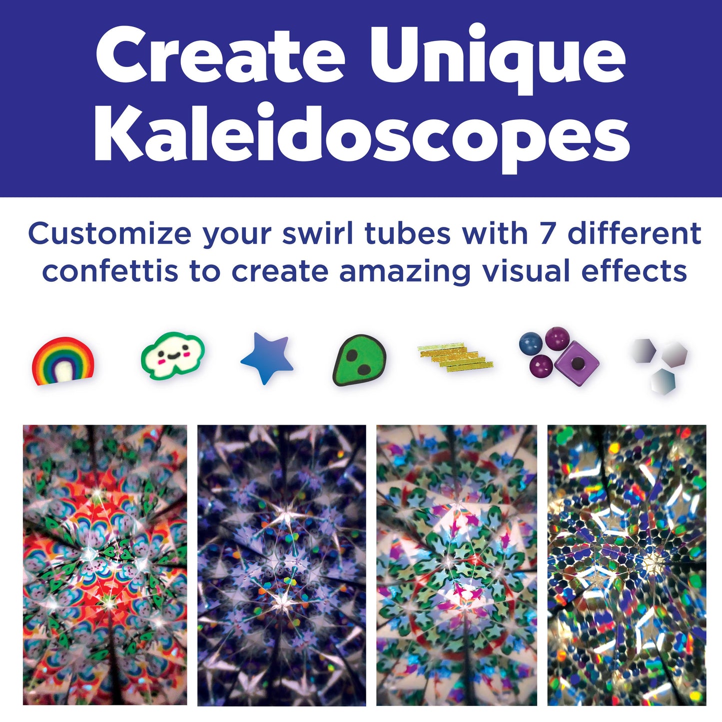 Make Your Own Magic Swirl Kaleidoscope Craft Kit for Kids